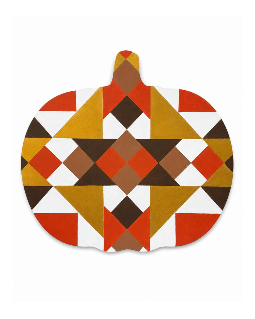 Wooden Barn Quilt Pumpkin Wall Art Farmhouse Fall Decor